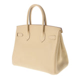 HERMES エルメス バーキン30 パーシュマン シルバー金具 □M刻印(2009年頃) レディース ヴォーエプソン ハンドバッグ Aランク 中古 銀蔵