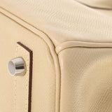 HERMES エルメス バーキン30 パーシュマン シルバー金具 □M刻印(2009年頃) レディース ヴォーエプソン ハンドバッグ Aランク 中古 銀蔵