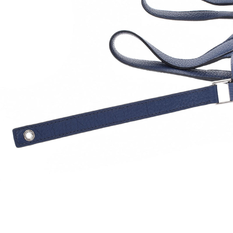HERMES エルメス ピコタンロック PM ブルーサフィール シルバー金具 □Q刻印(2013年頃) レディース トリヨンクレマンス  ハンドバッグ Aランク 中古 銀蔵