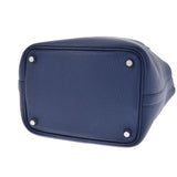 HERMES エルメス ピコタンロック PM ブルーサフィール シルバー金具 □Q刻印(2013年頃) レディース トリヨンクレマンス  ハンドバッグ Aランク 中古 銀蔵