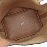 HERMES エルメス ピコタンロック PM タバックキャメル シルバー金具 □N刻印(2010年頃) レディース トリヨンクレマンス  ハンドバッグ Bランク 中古 銀蔵
