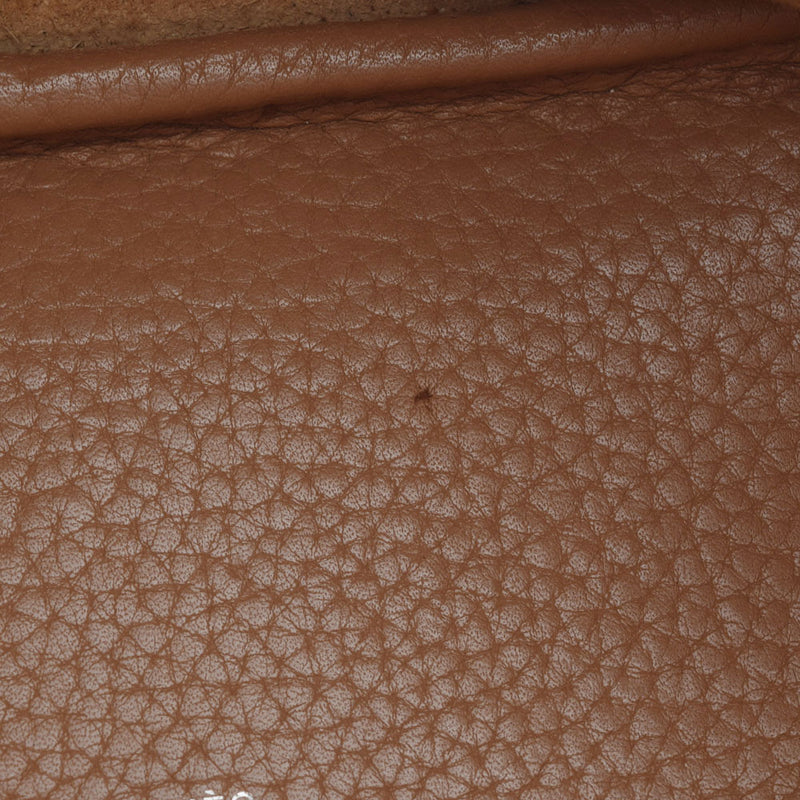 HERMES エルメス ピコタンロック PM タバックキャメル シルバー金具 □N刻印(2010年頃) レディース トリヨンクレマンス  ハンドバッグ Bランク 中古 銀蔵