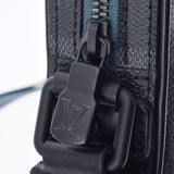LOUIS VUITTON ルイヴィトン ダミエ アルファ メッセンジャー 黒/グレー N40188 ユニセックス ダミエグラフィット キャンバス ショルダーバッグ 新同 中古 銀蔵