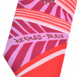 HERMES エルメス ツイリー 新タグ ソルド品 赤/ピンク/紫 レディース シルク100％ スカーフ Aランク 中古 銀蔵