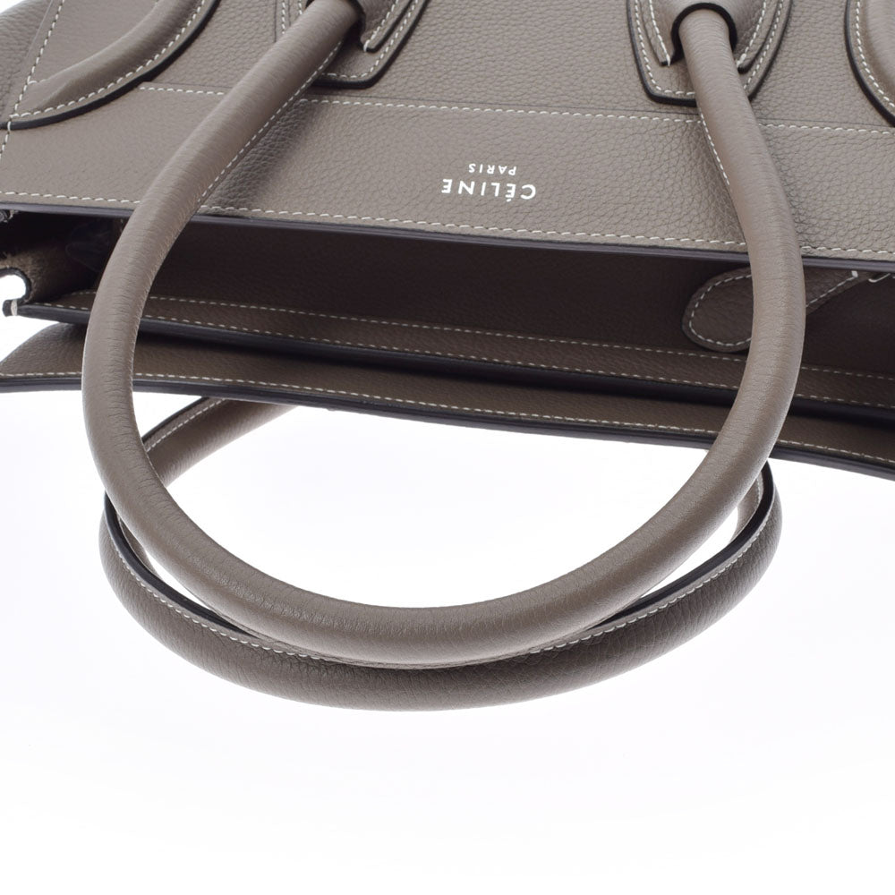 セリーヌラゲージ マイクロショッパー グレー レディース カーフ