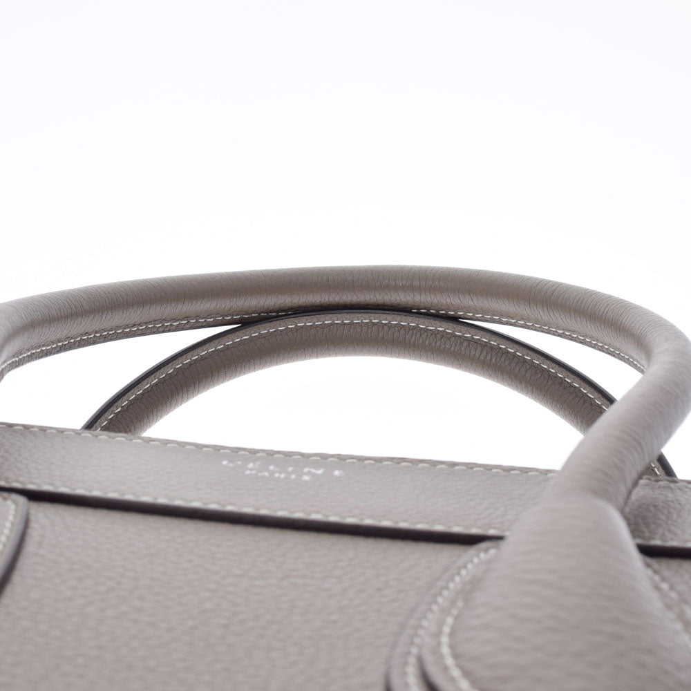 セリーヌラゲージ マイクロショッパー グレー レディース カーフ