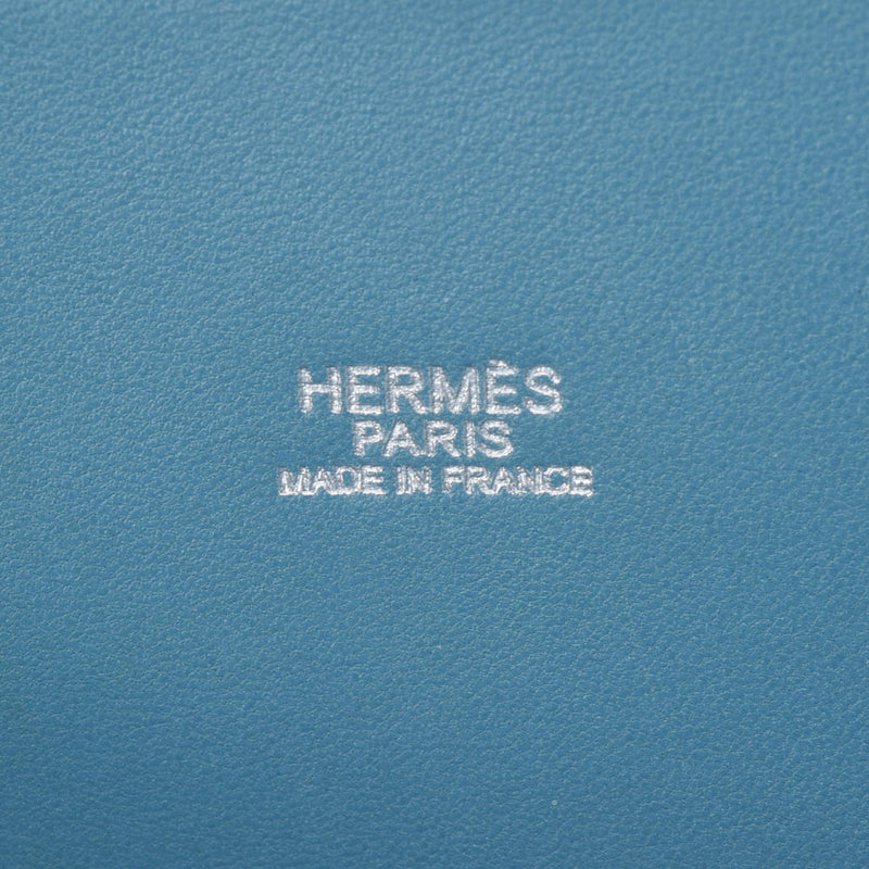 HERMES エルメス ボリード 31 2WAY ブルージーン シルバー金具 □I刻印(2005年頃) ユニセックス トリヨンクレマンス ハンドバッグ ABランク 中古 銀蔵