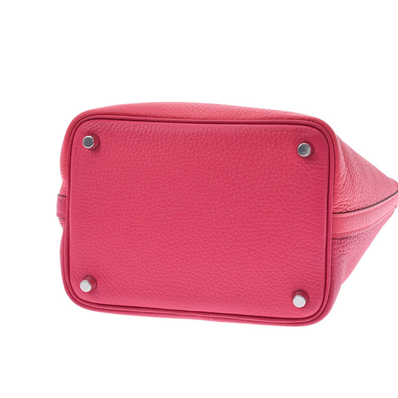 HERMES エルメス ピコタンロック PM カザック　 ローズエクストリーム シルバー金具 Y刻印(2020年頃) レディース トリヨンクレマンス ハンドバッグ 未使用 銀蔵