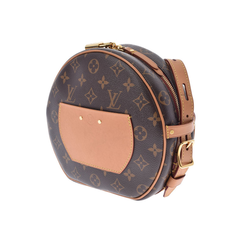 LOUIS VUITTON ルイヴィトン モノグラム ボワット シャポー スープル MM 2WAY ブラウン M45647 レディース モノグラムキャンバス ショルダーバッグ ABランク 中古 銀蔵