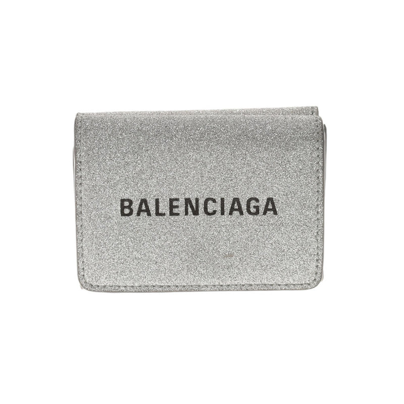 BALENCIAGA ミニウォレット　財布　シルバー