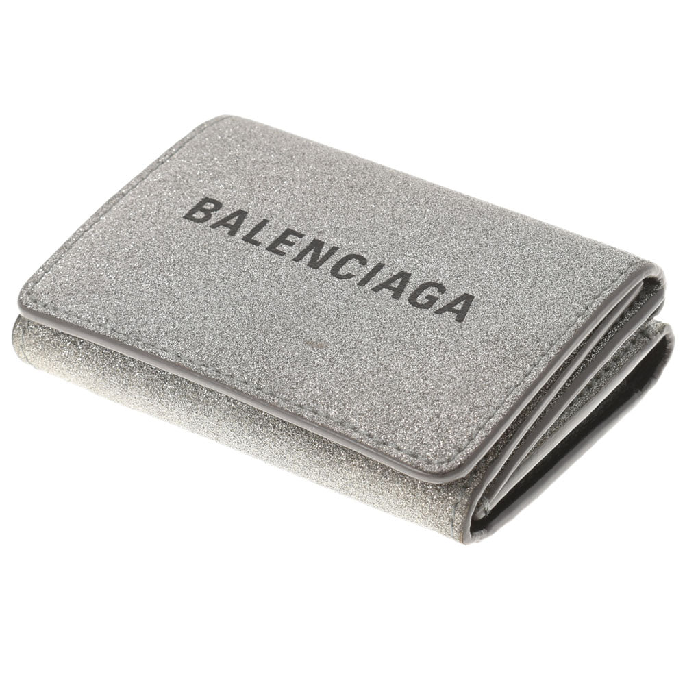 バレンシアガミニウォレット コンパクトウォレット シルバー ユニセックス 三つ折り財布 551921 BALENCIAGA 中古 – 銀蔵オンライン