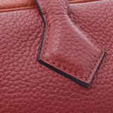 HERMES エルメス ヴィクトリア 35 ルージュアッシュ/ブリック シルバー金具 □R刻印(2014年頃) レディース トリヨンクレマンス ハンドバッグ Aランク 中古 銀蔵