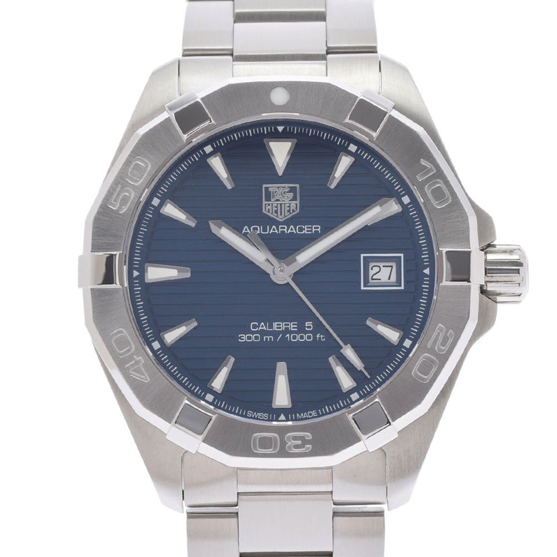 TAG HEUER タグホイヤー アクアレーサー WAY2112.BA0928 メンズ SS 腕時計 自動巻き 青文字盤 Aランク 中古 銀蔵