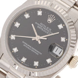 ROLEX ロレックス デイトジャスト 10Pダイヤ 68279G レディース WG 腕時計 自動巻き 黒文字盤 Aランク 中古 銀蔵