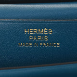 HERMES エルメス ベアンスフレ  ブルーイズミール ゴールド金具 A刻印(2017年頃) レディース タデラクト 長財布 ABランク 中古 銀蔵