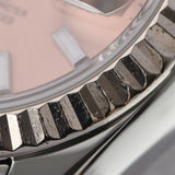 ROLEX ロレックス デイトジャスト 179174 レディース SS/WG 腕時計 自動巻き ピンク文字盤 Aランク 中古 銀蔵