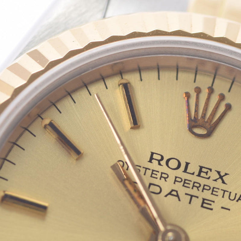 ROLEX ロレックス デイトジャスト 69173 レディース YG/SS 腕時計 自動巻き シャンパン文字盤 Aランク 中古 銀蔵