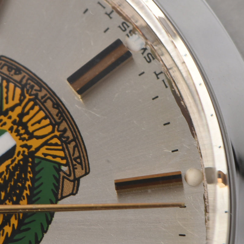 ROLEX ロレックス オイスターデイト アブダビ警察モデル 6694 ボーイズ SS 腕時計 自動巻き シルバー文字盤 ABランク 中古 銀蔵