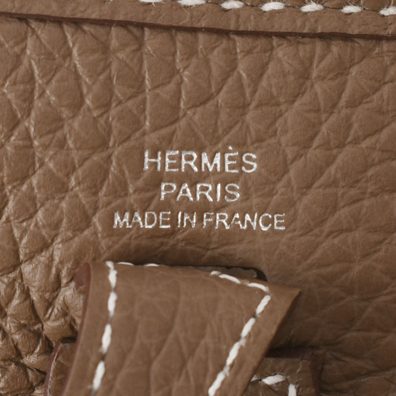 HERMES エルメス エヴリン TPM エトゥープ シルバー金具 U刻印(2022年頃) レディース トリヨンクレマンス ショルダーバッグ 新品 銀蔵