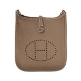 HERMES エルメス エヴリン TPM エトゥープ シルバー金具 U刻印(2022年頃) レディース トリヨンクレマンス ショルダーバッグ 新品 銀蔵