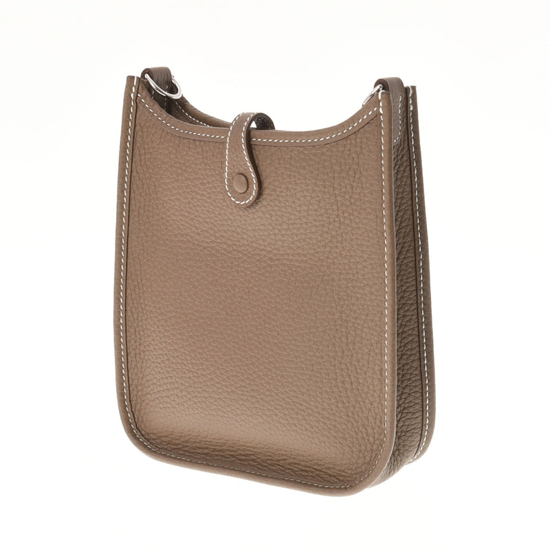 HERMES エルメス エヴリン TPM エトゥープ シルバー金具 U刻印(2022年頃) レディース トリヨンクレマンス ショルダーバッグ 新品 銀蔵