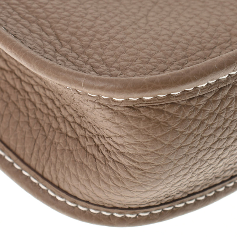 HERMES エルメス エヴリン TPM エトゥープ シルバー金具 U刻印(2022年頃) レディース トリヨンクレマンス ショルダーバッグ 新品 銀蔵