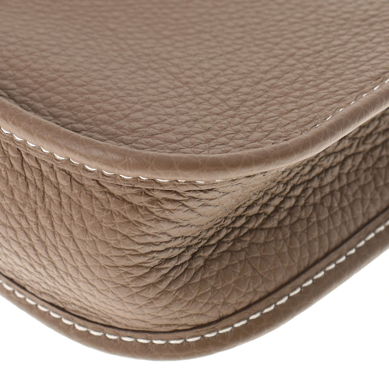 HERMES エルメス エヴリン TPM エトゥープ シルバー金具 U刻印(2022年頃) レディース トリヨンクレマンス ショルダーバッグ 新品 銀蔵