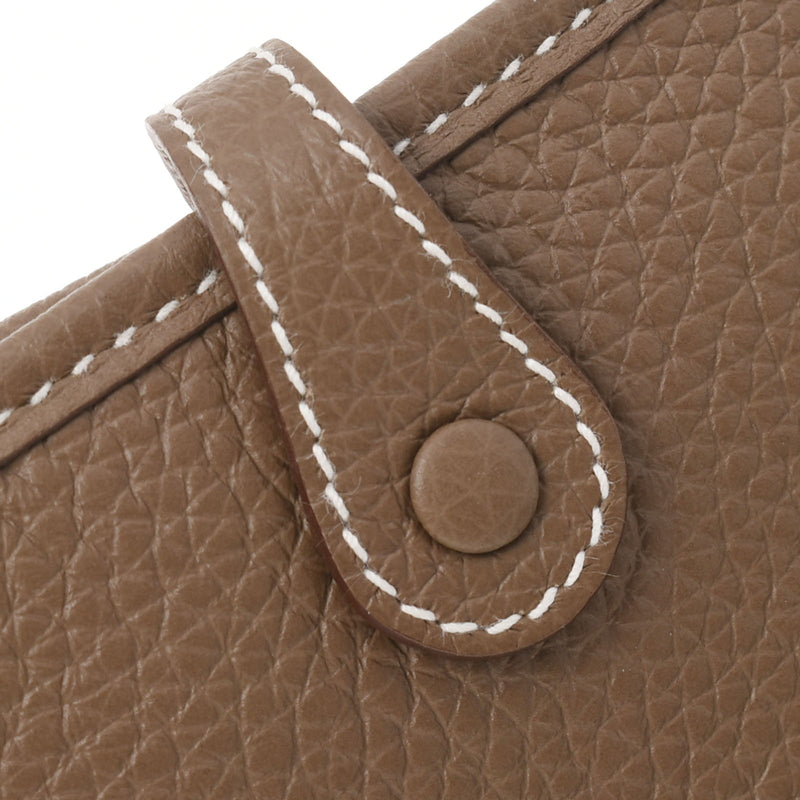 HERMES エルメス エヴリン TPM エトゥープ シルバー金具 U刻印(2022年頃) レディース トリヨンクレマンス ショルダーバッグ 新品 銀蔵