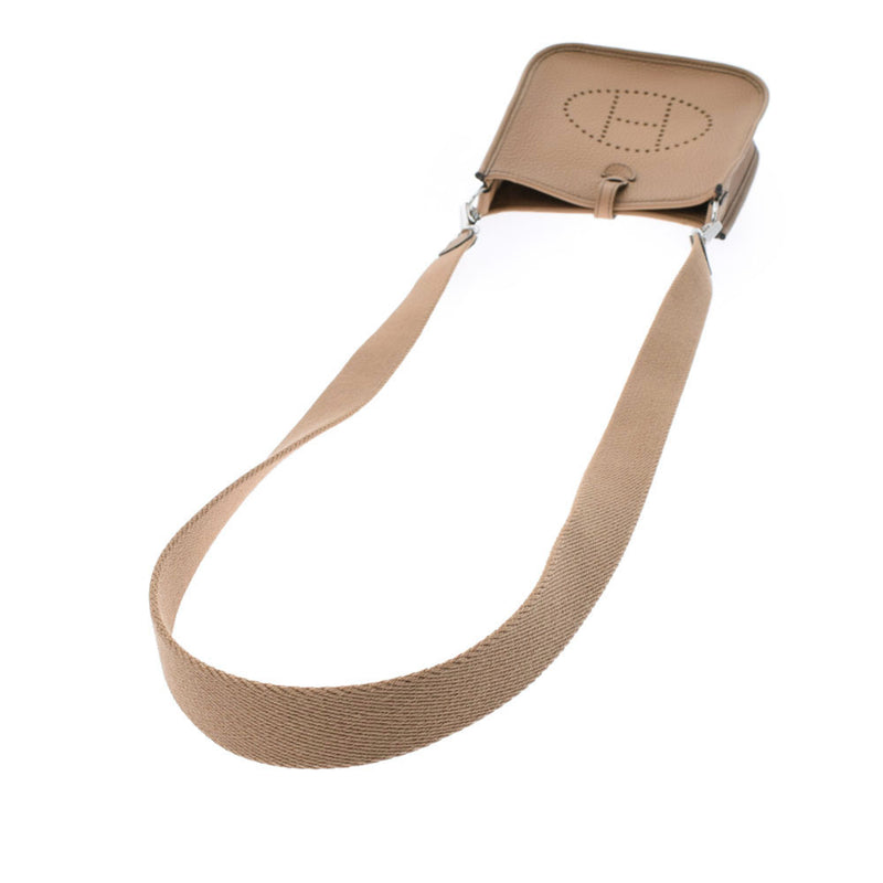 HERMES エルメス エヴリン TPM ビスキュイ シルバー金具 U刻印(2022年頃) レディース トリヨンクレマンス ショルダーバッグ 未使用 銀蔵