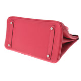 HERMES エルメス バーキン30 フランボワーズ シルバー金具 Z刻印(2021年頃) レディース トゴ ハンドバッグ 未使用 銀蔵