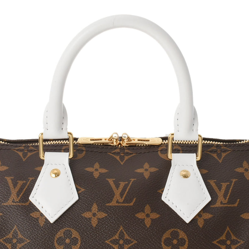 LOUIS VUITTON ルイヴィトン モノグラム スピーディ バンドリエール 25 ブラウン/白 M20574 ユニセックス モノグラムキャンバス トートバッグ 未使用 銀蔵