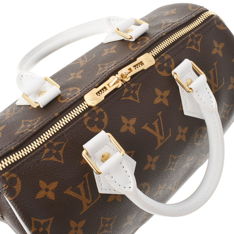 LOUIS VUITTON ルイヴィトン モノグラム スピーディ バンドリエール 25 ブラウン/白 M20574 ユニセックス モノグラムキャンバス トートバッグ 未使用 銀蔵