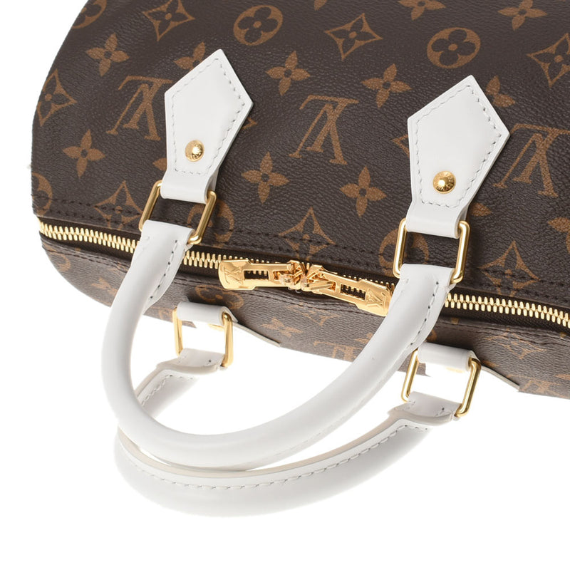 LOUIS VUITTON ルイヴィトン モノグラム スピーディ バンドリエール 25 ブラウン/白 M20574 ユニセックス モノグラムキャンバス トートバッグ 未使用 銀蔵