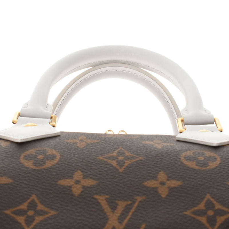 LOUIS VUITTON ルイヴィトン モノグラム スピーディ バンドリエール 25 ブラウン/白 M20574 ユニセックス モノグラムキャンバス トートバッグ 未使用 銀蔵