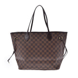 LOUIS VUITTON ルイヴィトン ダミエ ネヴァーフルMM  ブラウン N41358 レディース ダミエキャンバス トートバッグ Bランク 中古 銀蔵