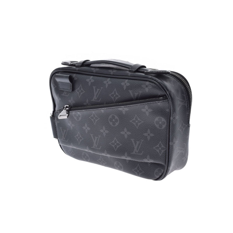 LOUIS VUITTON ルイヴィトン モノグラム エクリプス バムバック 黒/グレー  M42906 メンズ モノグラムキャンバス ボディバッグ Aランク 中古 銀蔵