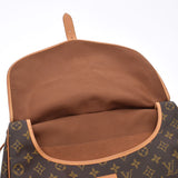 LOUIS VUITTON ルイヴィトン モノグラム ソミュール35 ブラウン M42254 ユニセックス モノグラムキャンバス ショルダーバッグ Bランク 中古 銀蔵