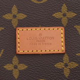 LOUIS VUITTON ルイヴィトン モノグラム ソミュール35 ブラウン M42254 ユニセックス モノグラムキャンバス ショルダーバッグ Bランク 中古 銀蔵