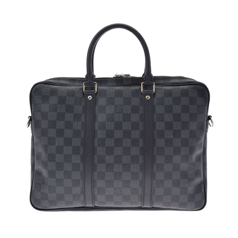 LOUIS VUITTON ルイヴィトン ダミエ グラフィット PDV PM 2WAY 黒 N41478 メンズ ダミエグラフィットキャンバス ビジネスバッグ ABランク 中古 銀蔵