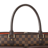 LOUIS VUITTON ルイヴィトン ダミエ マノスクGM ブラウン N51120 レディース ダミエキャンバス ハンドバッグ Bランク 中古 銀蔵