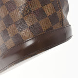 LOUIS VUITTON ルイヴィトン ダミエ マノスクGM ブラウン N51120 レディース ダミエキャンバス ハンドバッグ Bランク 中古 銀蔵