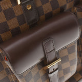 LOUIS VUITTON ルイヴィトン ダミエ マノスクGM ブラウン N51120 レディース ダミエキャンバス ハンドバッグ Bランク 中古 銀蔵