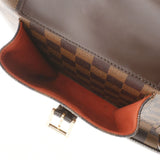 LOUIS VUITTON ルイヴィトン ダミエ マノスクGM ブラウン N51120 レディース ダミエキャンバス ハンドバッグ Bランク 中古 銀蔵