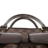 LOUIS VUITTON ルイヴィトン ダミエ マノスクGM ブラウン N51120 レディース ダミエキャンバス ハンドバッグ Bランク 中古 銀蔵