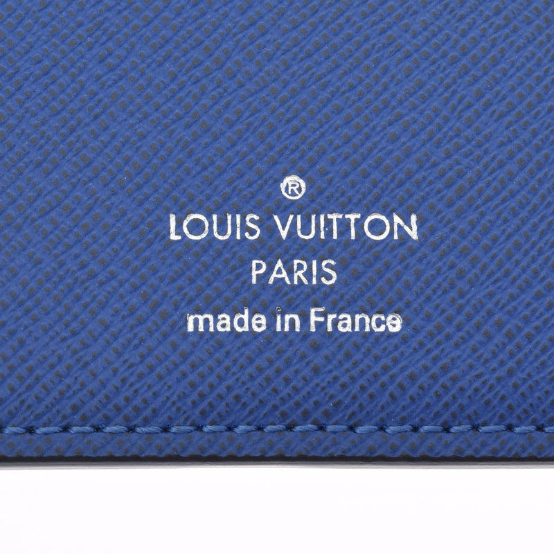 LOUIS VUITTON ルイヴィトン タイガ ポルトフォイユプラザ タイガラマ コバルトブルー M30297 メンズ レザー 二つ折り財布 ABランク 中古 銀蔵