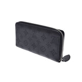 LOUIS VUITTON ルイヴィトン マヒナ ジッピーウォレット 黒 M61867 レディース レザー 長財布 Aランク 中古 銀蔵