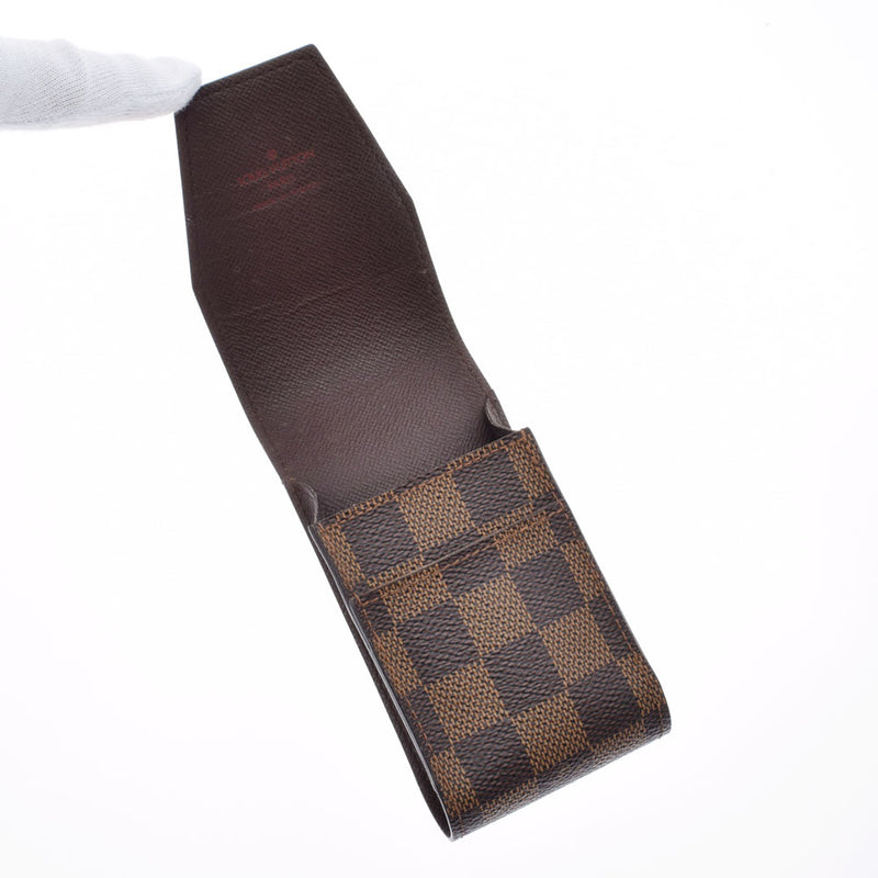 LOUIS VUITTON ルイヴィトン ダミエ シガレットケース ブラウン N63024 レディース ダミエキャンバス ブランド小物 ABランク 中古 銀蔵