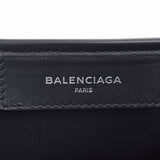 BALENCIAGA バレンシアガ ネイビーカバ S 黒 339933 レディース キャンバス/レザー ハンドバッグ ABランク 中古 銀蔵