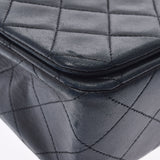 CHANEL シャネル マトラッセ チェーンショルダー 23cm シングル 黒 ゴールド金具 レディース カーフ ショルダーバッグ ABランク 中古 銀蔵