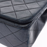 CHANEL シャネル マトラッセ チェーンショルダー 23cm シングル 黒 ゴールド金具 レディース カーフ ショルダーバッグ ABランク 中古 銀蔵